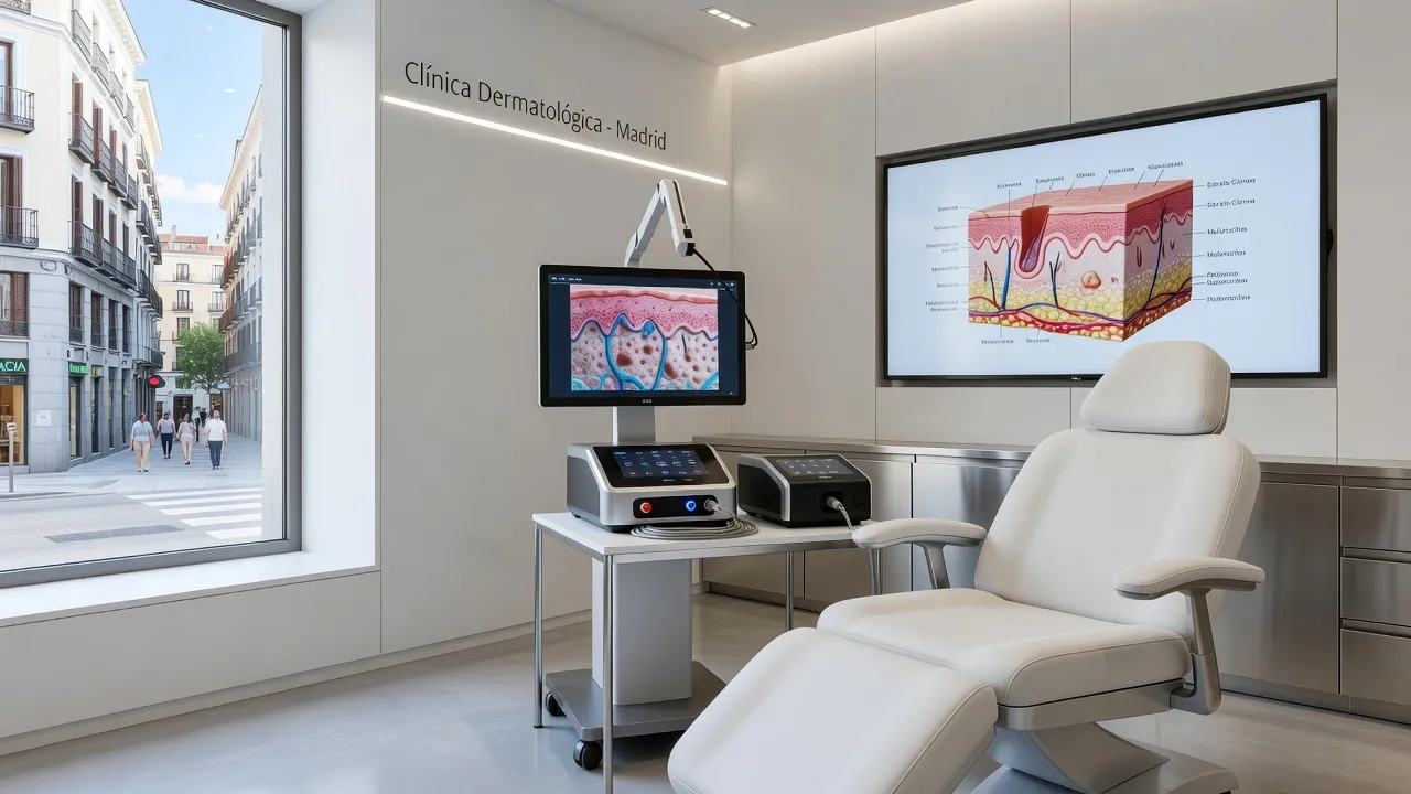 Modern aesthetic medicine clinic setup reflecting the popularity of non-surgical cosmetic procedures in Spain.