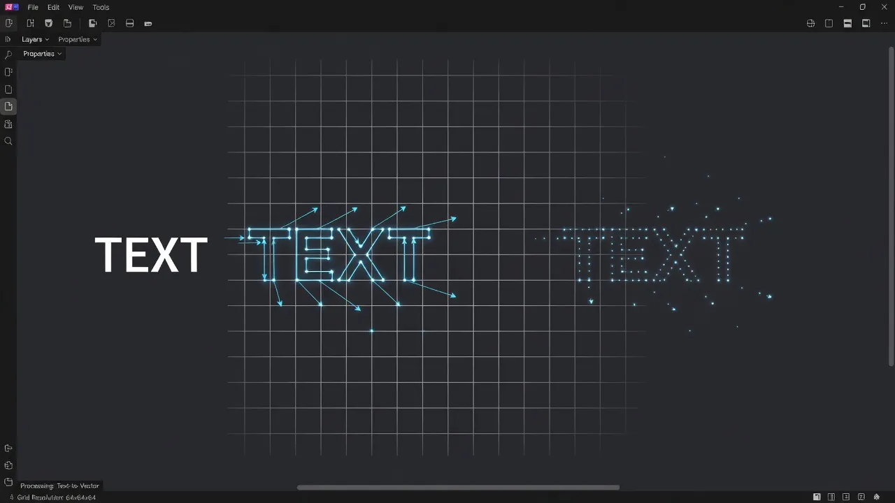 Diagram illustrating how semantic AI transforms text queries into mathematical vector embeddings.